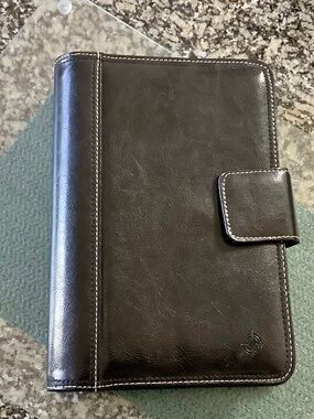 Franklin Covey Faux Leather Planner | Dark Brown